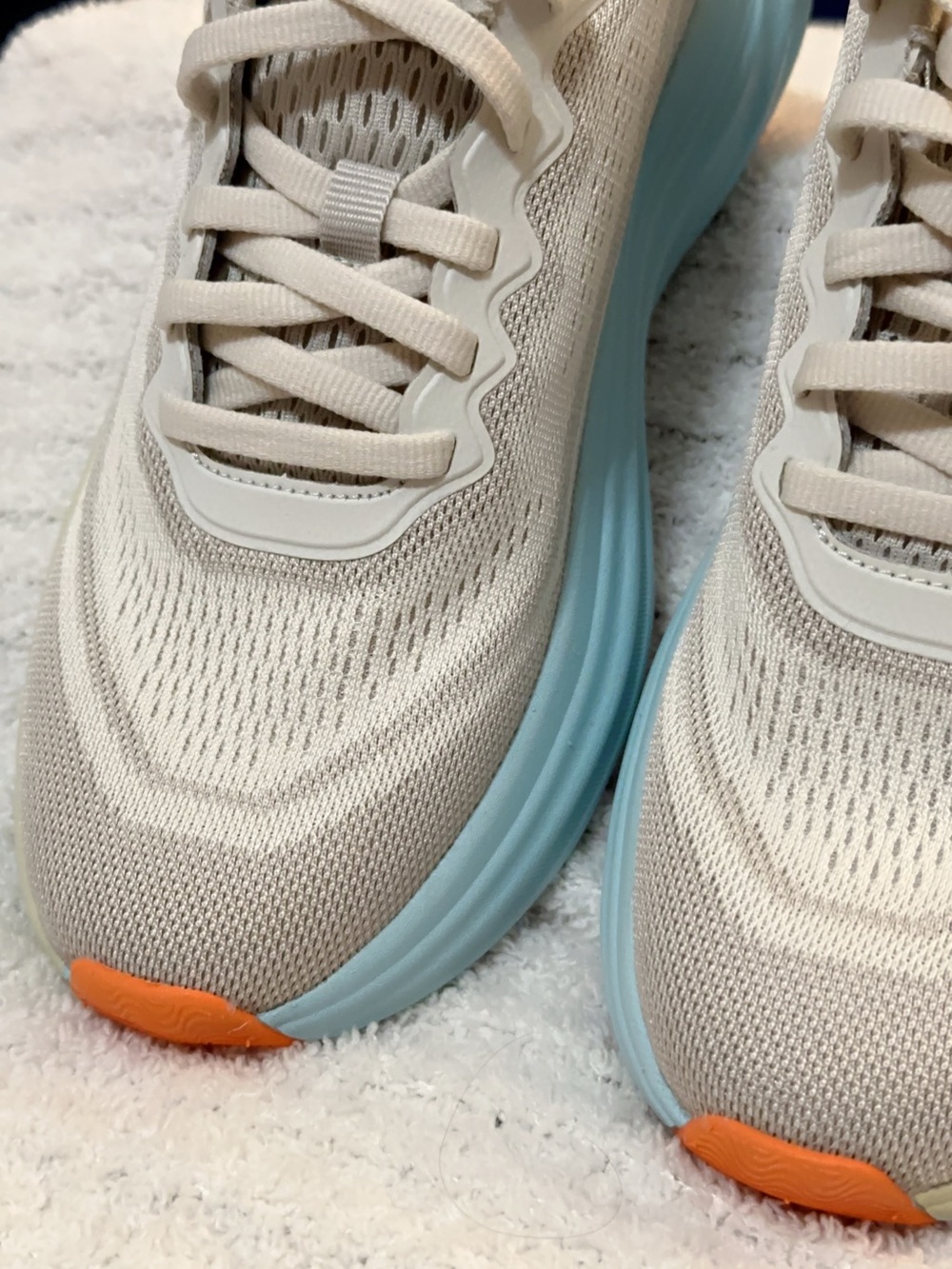 Avia Women’s Comfort Performance Sneakers Grey With Blue, Yellow & Orange Accen - Picture 8 of 16